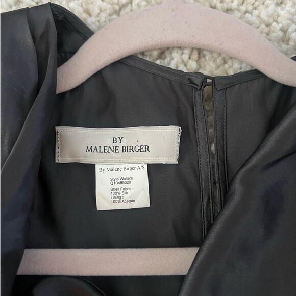 By Malene Birger Black Silk Cowl Neck Dress - Picture 6 of 9